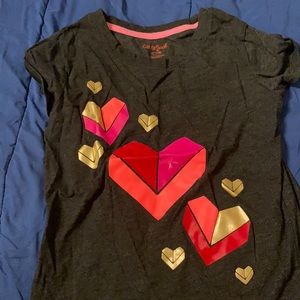 black heart shirt size 7/8 (no refunds)